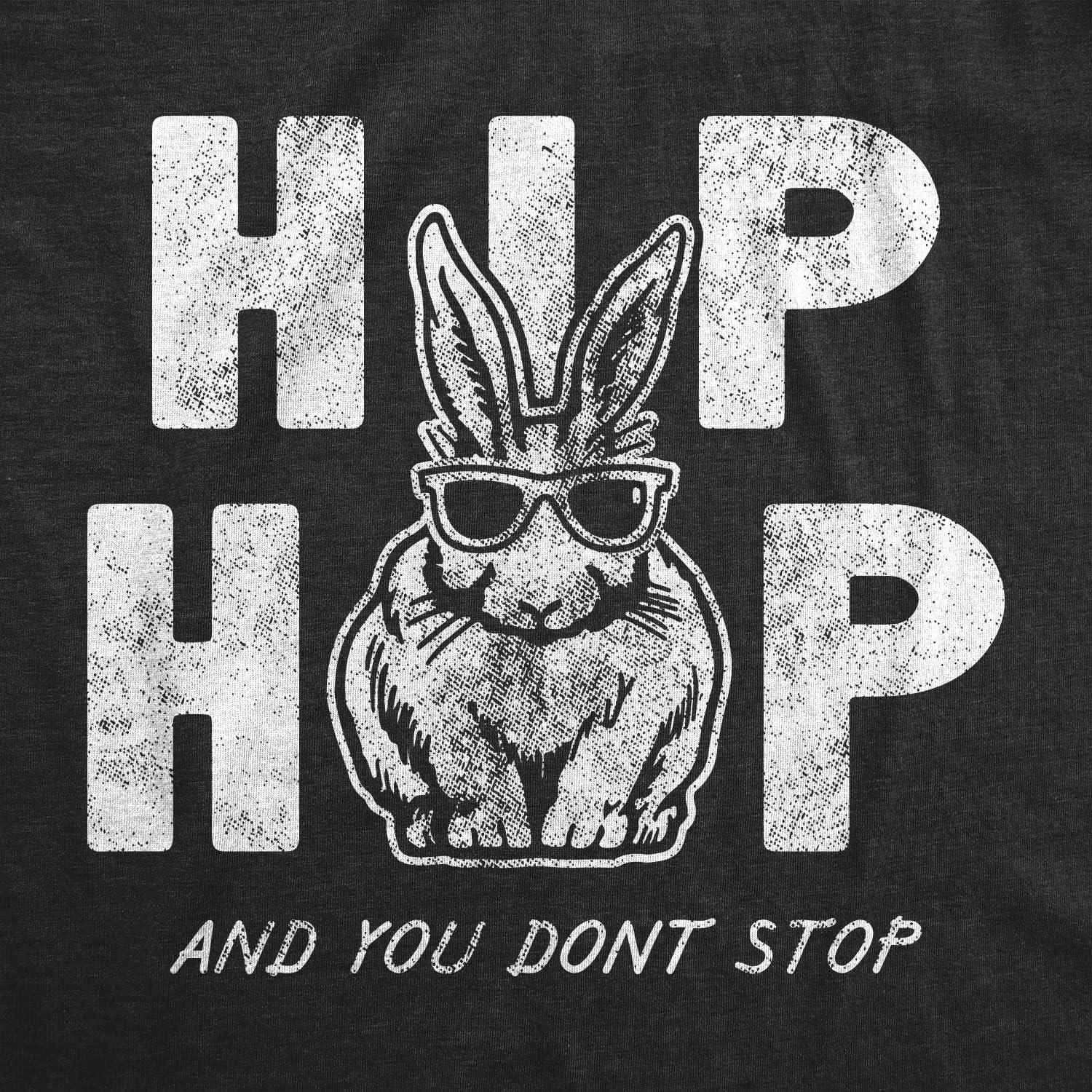 imageWomens Easter Bunny T Shirts Funny Easter Shirts for Women Cute Bunny TeesHeather Black Hip Hop