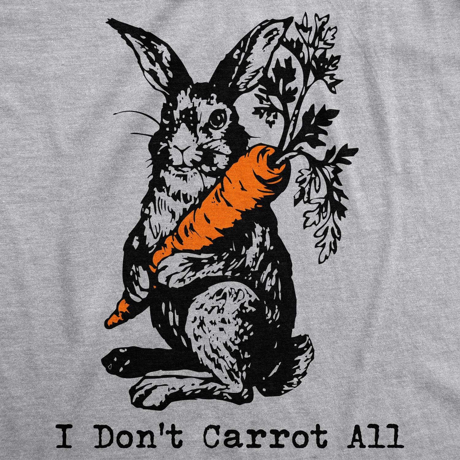 imageWomens Easter Bunny T Shirts Funny Easter Shirts for Women Cute Bunny TeesLight Heather Grey Dont Carrot