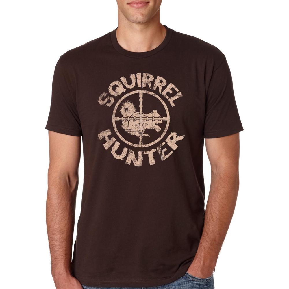 imageMens Funny Animal Shirts Crazy Polar Bear Goat Flip Squirrel Hunter and Crow Animal Graphic TeesBrown