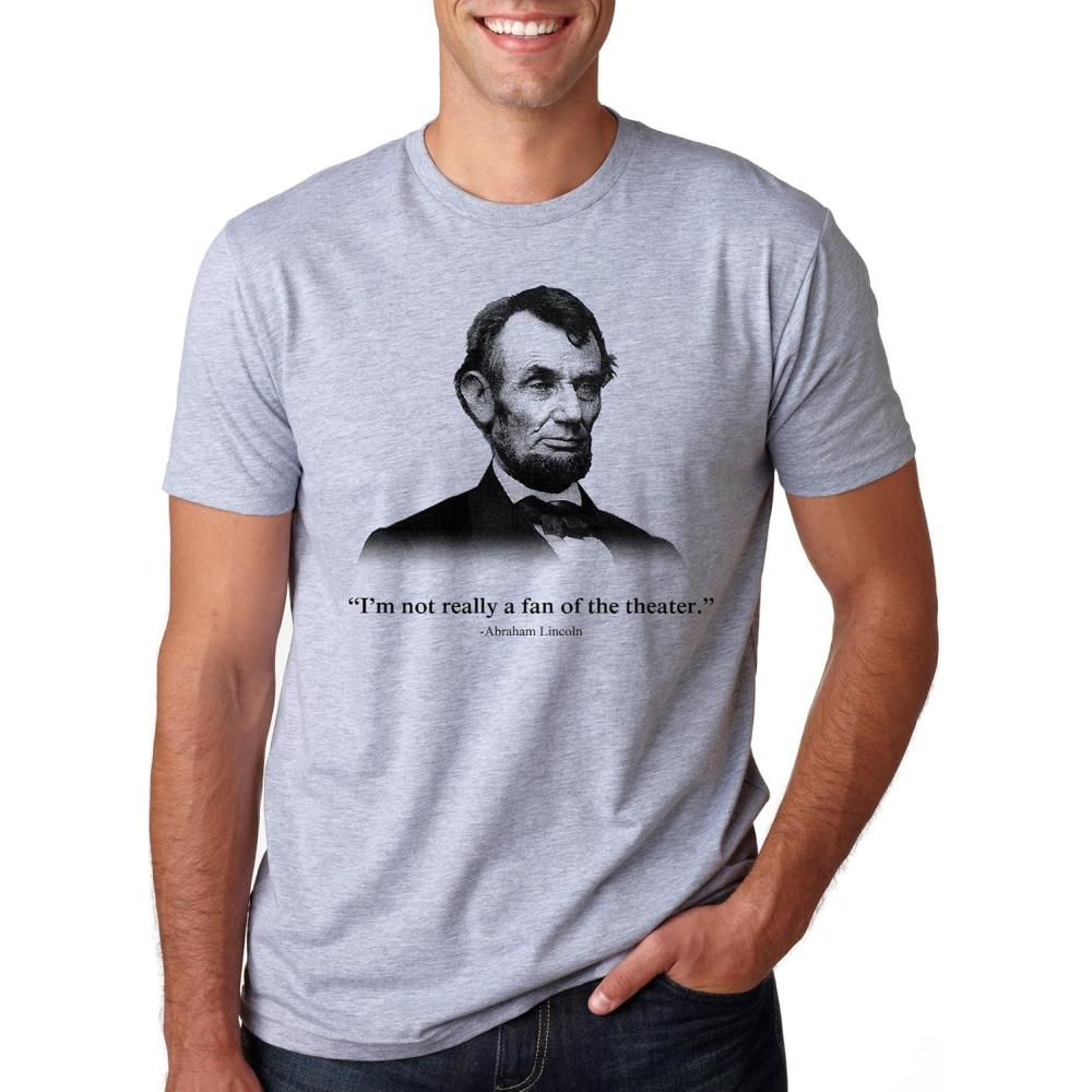 imageMens Funny Animal Shirts Crazy Polar Bear Goat Flip Squirrel Hunter and Crow Animal Graphic TeesLight Heather Grey Lincoln Theater