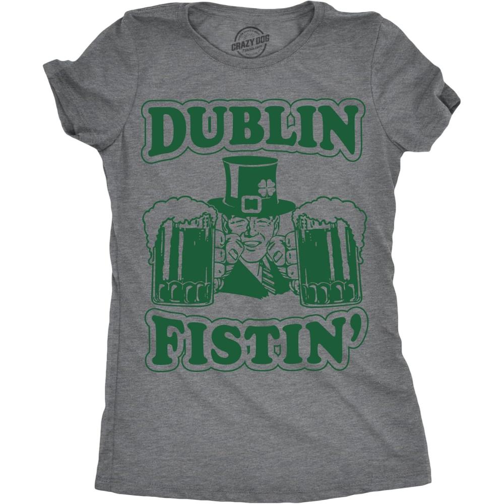 imageWomens Spooky and Funny Pumpkin Face Tees Halloween Jack O Lantern Tees for WomensDark Heather Grey  Dublin Fistin