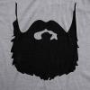 Ask Me About My Beard T Shirt Funny Flip Sarcastic Novelty Costume Idea Gag Cool(Light Heather Grey)