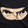 Crazy Dog Mens Ask Me About My Ninja Disguise T Shirt Funny Flip Costume Humor Tee(Black)