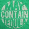 Crazy Dog Mens Funny Taco T Shirts Adult Humor Mexican Food Tees for Guys(Heather Green – Contain Tequila)