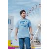Crazy Dog Mens Funny Taco T Shirts Adult Humor Mexican Food Tees for Guys(Heather Light Blue – Boat and Hoe)
