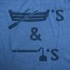Crazy Dog Mens Funny Taco T Shirts Adult Humor Mexican Food Tees for Guys(Heather Light Blue – Boat and Hoe)