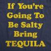 Crazy Dog Mens Funny Taco T Shirts Adult Humor Mexican Food Tees for Guys(Heather Navy – Salty)