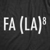 Crazy Dog Men’s T Shirt FA LA LA 8 Christmas Carol Holiday Graphic Novelty Tee(Heather Black – Fa La)
