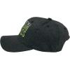 Crazy Dog T-Shirts Funny Fishing Hats Hilarious Fish Graphic Caps(Black – Dont Be a Dumb Bass)