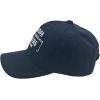 Crazy Dog T-Shirts Funny Fishing Hats Hilarious Fish Graphic Caps(Navy – Grandpa Name Fishing)