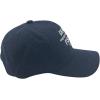 Crazy Dog T-Shirts Funny Fishing Hats Hilarious Fish Graphic Caps(Navy – Grandpa Name Fishing)