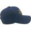 Crazy Dog T-Shirts Funny Fishing Hats Hilarious Fish Graphic Caps(Navy – My Arm is in a Cast)