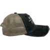 Crazy Dog T-Shirts Funny Fishing Hats Hilarious Fish Graphic Caps(Trucker Black – Grandpa Name Fishing)