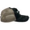 Crazy Dog T-Shirts Funny Fishing Hats Hilarious Fish Graphic Caps(Trucker Black – Here Fishy Fishy)