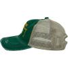 Crazy Dog T-Shirts Funny Fishing Hats Hilarious Fish Graphic Caps(Trucker Green – My Arm is in a Cast)