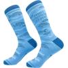 Crazy Dog T-Shirts Funny Mens Fishing Socks Cool Boat Crews for Anglers with Rods(Distracted By Fish)