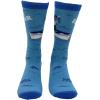 Crazy Dog T-Shirts Funny Mens Fishing Socks Cool Boat Crews for Anglers with Rods(Fish Finder)