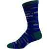 Crazy Dog T-Shirts Funny Mens Fishing Socks Cool Boat Crews for Anglers with Rods(Okayest Fisherman)