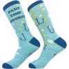 Crazy Dog T-Shirts Funny Mens Fishing Socks Cool Boat Crews for Anglers with Rods(Part Time Hooker)