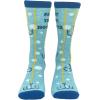 Crazy Dog T-Shirts Funny Mens Fishing Socks Cool Boat Crews for Anglers with Rods(Part Time Hooker)