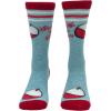 Crazy Dog T-Shirts Funny Mens Fishing Socks Cool Boat Crews for Anglers with Rods(Show Bobbers)