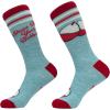Crazy Dog T-Shirts Funny Mens Fishing Socks Cool Boat Crews for Anglers with Rods(Show Bobbers)