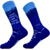 Crazy Dog T-Shirts Funny Mens Fishing Socks Cool Boat Crews for Anglers with Rods(Those Who Bait)