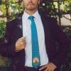 Crazy Dog T-Shirts Funny Sports Ties for Men Novelty Graphic Ties for Golf Fishing and Exercise Guys(Arm in a Cast)