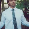 Crazy Dog T-Shirts Funny Sports Ties for Men Novelty Graphic Ties for Golf Fishing and Exercise Guys(Okayest Fisherman)