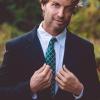 Crazy Dog T-Shirts Funny Sports Ties for Men Novelty Graphic Ties for Golf Fishing and Exercise Guys(Okayest Golfer)
