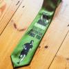 Crazy Dog T-Shirts Funny Sports Ties for Men Novelty Graphic Ties for Golf Fishing and Exercise Guys(Running Bear)