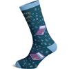 Crazy Dog T-Shirts Mens Funny Science Socks With Awesome Graphics for Men(Blue)