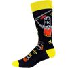 Crazy Dog T-Shirts Mens Funny Science Socks With Awesome Graphics for Men(Noble Gases)