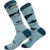 Crazy Dog T-Shirts Men’s Shark Socks Funny Sarcastic Shark Week Graphic Footwear for Men(Help Me Shark)