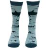 Crazy Dog T-Shirts Men’s Shark Socks Funny Sarcastic Shark Week Graphic Footwear for Men(Help Me Shark)