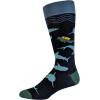 Crazy Dog T-Shirts Men’s Shark Socks Funny Sarcastic Shark Week Graphic Footwear for Men(Scuba Shark)