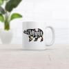 Crazy Dog T-Shirts Worlds Okayest Mom Funny Family Mothers Day Ceramic Coffee Drinking Mug 11oz Cup(Mama Bear Floral)