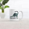 Crazy Dog T-Shirts Worlds Okayest Mom Funny Family Mothers Day Ceramic Coffee Drinking Mug 11oz Cup(Mamasaurus Floral)