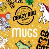 Crazy Dog T-Shirts Worlds Okayest Mom Funny Family Mothers Day Ceramic Coffee Drinking Mug 11oz Cup(Mom Battery)