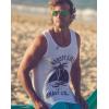 Crazy Dog T-Shirts womens mens 017shadybeachtnk(White)