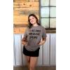 Crazy Dog Womens I Like Dogs and Maybe 3 People T Shirt Funny Graphic Novelty Tee Puppy Dog Parent Shirt(Dark Heather Grey)