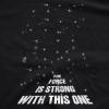 Maternity Force is Strong Funny Pregnancy T Shirt Graphic for Expecting Mothers(Black)