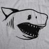 Mens Ask Me About Jaws Flip Up T Shirt Funny Ocean Shark Movie Tee for Guys(Light Heather Grey)