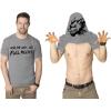 Mens Ask Me Why I Like Full Moons Funny T Shirts Flip Up Werewolf T Shirt(Light Heather Grey)