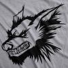 Mens Ask Me Why I Like Full Moons Funny T Shirts Flip Up Werewolf T Shirt(Light Heather Grey)