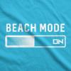 Mens Beach Mode Fitness Tank Funny Vacation Holiday Travel Summer Graphic Novelty Tanktop(Heather Turquoise)
