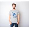 Mens Dont Be A Dumb Bass T Shirt Funny Fishing Tee Gift for Fisherman Graphic(Light Heather Grey)