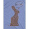 Mens Easter Bunny T Shirts Funny Bunny Tees for Guys Easter Tees for Men(Heather Light Blue – Bite Me)