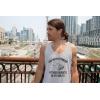 Mens Fitness Burrito Funny Gym T Shirt Sarcasm Hilarious Workout Novelty Tees(Light Heather Grey – Tank)