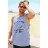 Mens Fitness Burrito Funny Gym T Shirt Sarcasm Hilarious Workout Novelty Tees(Light Heather Grey – Tank)